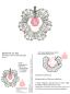 Preview: 462 Klöppelschmuck Bastelset  „Rosa“