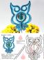 Preview: 333 Bastelset   Blumenstecker „Eule"