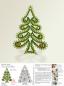 Preview: 423 Bastelset Anhänger "Tannenbaum" mit Kristallperlen