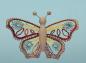 Preview: 026 Klöppelbrief Schmetterling "Tagpfauenauge" für Holzkörper