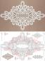 Preview: 254 Klöppelbrief Ovale Decke „Loops“