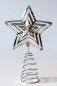 Preview: P160 Aufsatz Stern für Weihnachtsbaum-Spitze - silberfarben