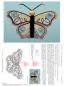 Preview: 023 Klöppelbrief Schmetterling "Tagpfauenauge" für Chenille Körper
