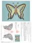 Preview: 029 Klöppelbrief Schmetterling "Schwalbenschwanz" für Holzkörper