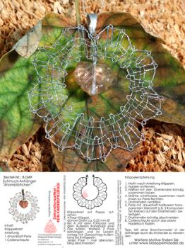 549 Klöppelschmuck Bastelset „Ahornblättchen"