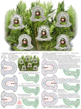 555 Klöppelbrief Baumbehang "Glockenklang"
