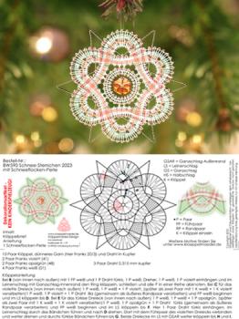 590 Bastel-Set "Schnee-Sternchen 2023"