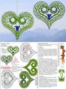 613 Bastelset Anhänger „Enzian-Liebe“