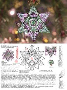 625 Bastel-Set "Schnee-Sternchen 2024"