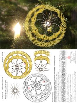 628 Klöppelbrief  Mondstern "Nostalgie"