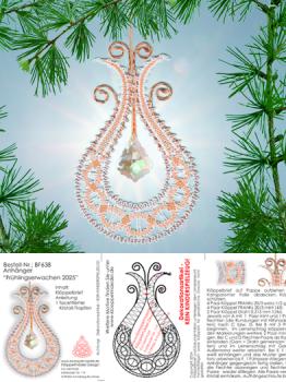 638 Bastelset Anhänger "Frühlingserwachen 2025"