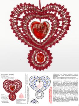 640 Bastel-Set Anhänger "Ein Herz für dich"