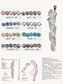 418 Klöppelschmuck Bastelset „Icy“