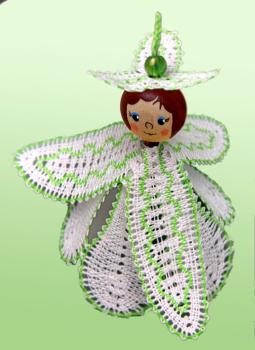 Preview: 197 Bastelset Frühlingselfe "Schneeglöckchen"