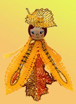 Preview: 224 Bastelset Herbstgeistlein "Blätterreigen“