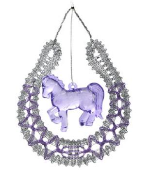 Preview: 400 Bastelset  „Pferdchen im Glück“ mit farbigen Acryl-Pferdchen