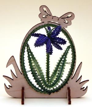 Preview: 190 Klöppelbrief "Blaustern - Scilla" - Blümchen des Jahres 2012