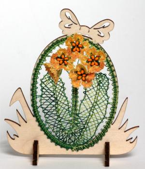 Preview: 270 Klöppelbrief "Himmelschlüsselchen" - Blümchen des Jahres 2014