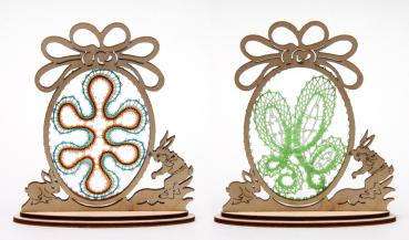 Preview: 188 Klöppelbrief "Ei-Motive"