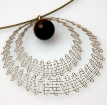 Preview: 094 Klöppelbrief Schmuck-Anhänger "Circles“