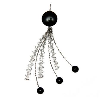 Preview: 206 Klöppelbrief Schmuck-Anhänger "Stripes“