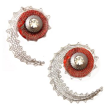 Preview: 238 Klöppelschmuck Bastelset  Schmuck-Anhänger „Twister“