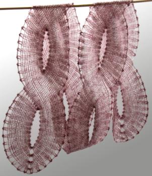 Preview: 211 Klöppelbrief Lace-Schal