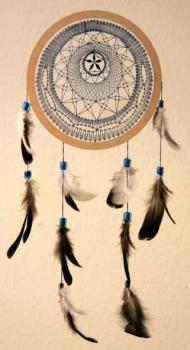 Preview: 130 Klöppelbrief „Kleiner Traumfänger“