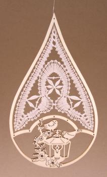 Preview: 171 Klöppelbrief Hängende Blüte Motiv 1