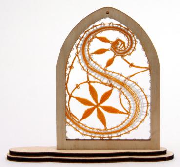 Preview: 186 Klöppelbrief Fenster „Sun“