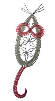 Preview: 277 Klöppelbrief Lesezeichen „Leseratte“