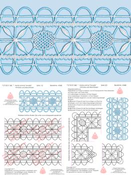 368 Klöppelbrief Klöppelspitze "Annelie" schmal