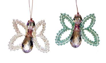 Preview: 391 Bastelset Perlenfigur "Rosé-Fee"