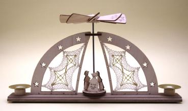 Preview: 169 Klöppelbrief Klöppeleinsatz für Bogenpyramide Motiv 2