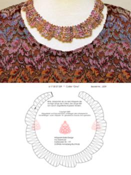 059 Klöppelbrief Collier "Gina"