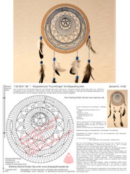 130 Klöppelbrief „Kleiner Traumfänger“