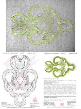 159 Klöppelbrief „Tulpenornament“