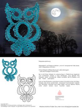 231 Klöppelbrief  „Eule“