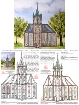 269 Klöppelbrief „St. Katharinenkirche“ Annaberg-Buchholz