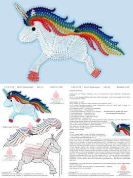 378 Klöppelbrief Einhorn