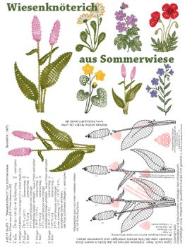 475 Klöppelbrief "Wiesenknöterich" aus Sommerwiese