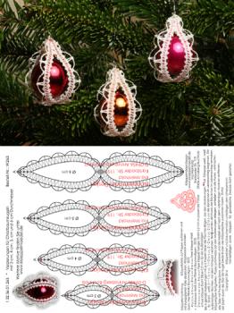 263 Verzierungen für Christbaumkugeln