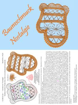 524 Klöppelbrief Handschuh "Nostalgie"