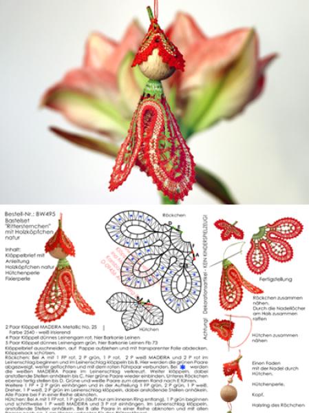 495 Bastelset "Rittersternchen" mit Holzköpfchen