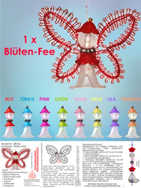 566 Bastelset Anhänger "Blüten-Fee"