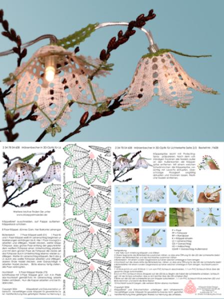 608 Märzenbecher in 3D-Optik für Lichterkette