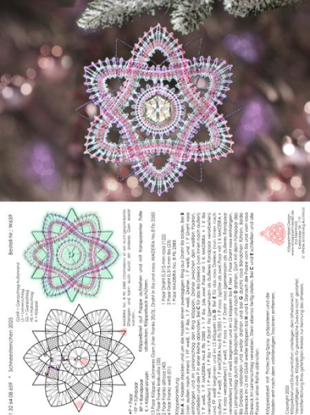 660 Bastel-Set "Schnee-Sternchen 2025"