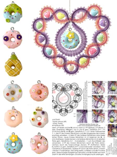 676 Bastelset Anhänger "Donut-Liebe"