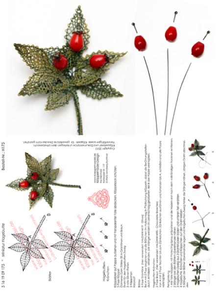 177 Bastelset „Hagebutte“