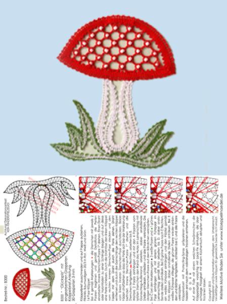 300 Bastelset „Glückspilz“